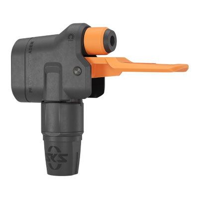 Als erster Pumpenkopf auf dem Markt vereint der AirPort die Kompatibilität mit allen vier relevanten Fahrradventilen: AV, SV, DV und dem Schwalbe Clik Valve.