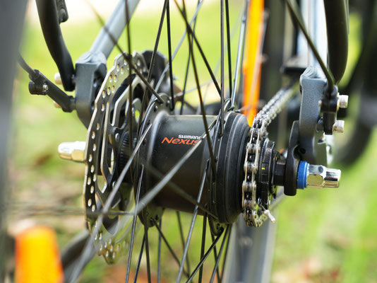 Die wartungsarme Shimano Nexus 7-Gang-Nabenschaltung ©Rex