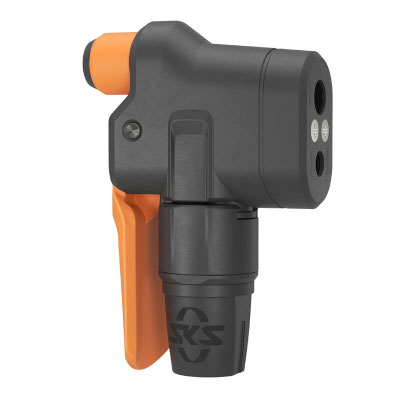 Als erster Pumpenkopf auf dem Markt vereint der AirPort die Kompatibilität mit allen vier relevanten Fahrradventilen: AV, SV, DV und dem Schwalbe Clik Valve.