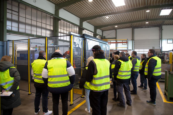 Betriebsrundgang bei der ergotec Schulung ©Humpert/ergotec