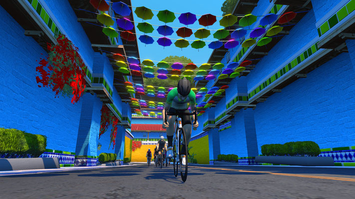 19 Kilometer frischer Asphalt In Watopia, dem größten Fahrradspielplatz der Welt
