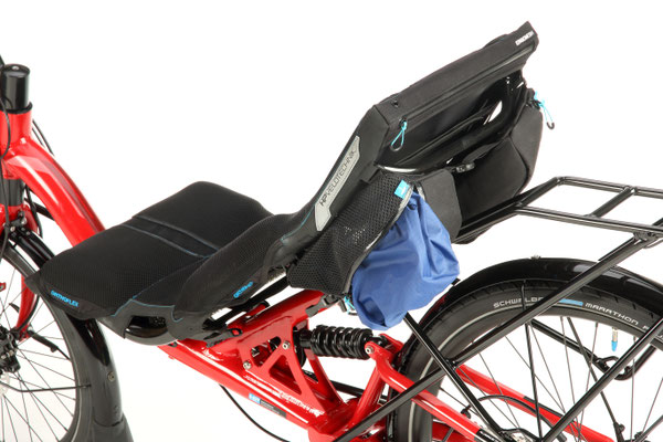 ErgoMesh Sitz für alle Scorpion-Trikes und Einspur-Liegeräder © HP Velotechnik