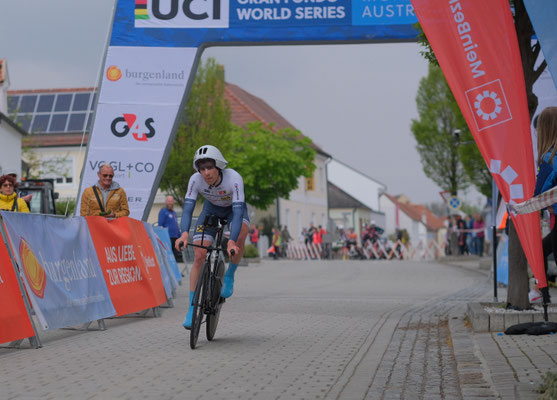 Spitzenzeitfahrer Johannes Hirschbichler wurde 7.