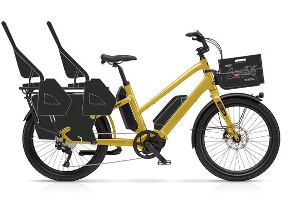 Benno Bikes Boost in der Farbe Neon Yellow