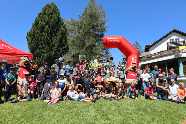 Strahlende Gesichter beim Rangverlesen. © Bergbahnen Flumserberg AG