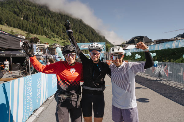 Das Siegertrio der Frauen ©TVB Paznaun-Ischgl