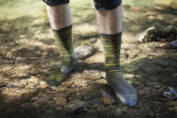 Wasserdichte und atmungsaktive Socken ©Shower Pass