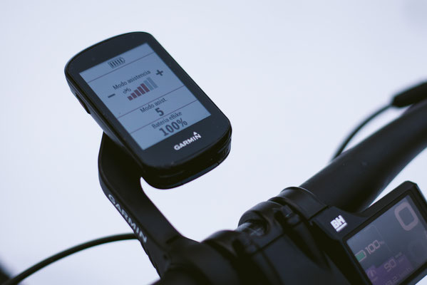Über die ANT+-Schnittstelle lässt sich das Bike mit Garmin-Geräten 