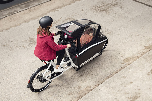Regenzelt PLUS für das Family-Modell von Urban Arrow