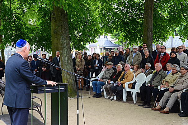 Ansprache des Vorsitzenden der Jüdischen Gemeinde, Manfred de Vries