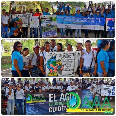 Celebración día del Agua por parte de la Empresa de Acueducto y Alcantarillado AAA DE LA JAGUA DE IBIRICO S.A. E.S.P