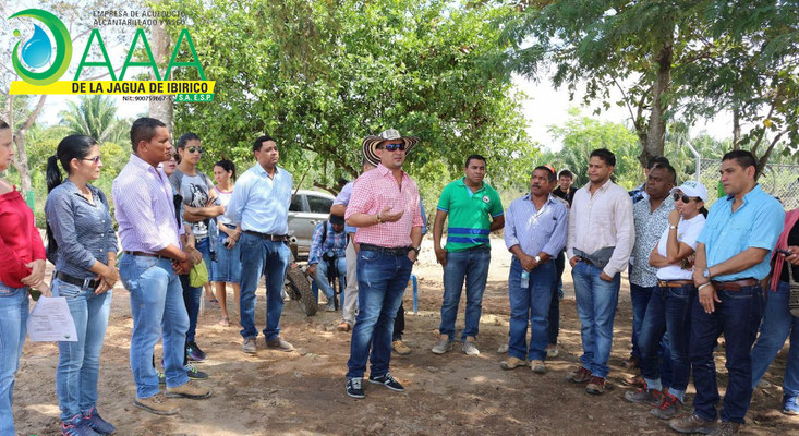 Dr. Luis Gabriel Balmaseda en la socialización del proyecto de la Laguna de Oxidación.
