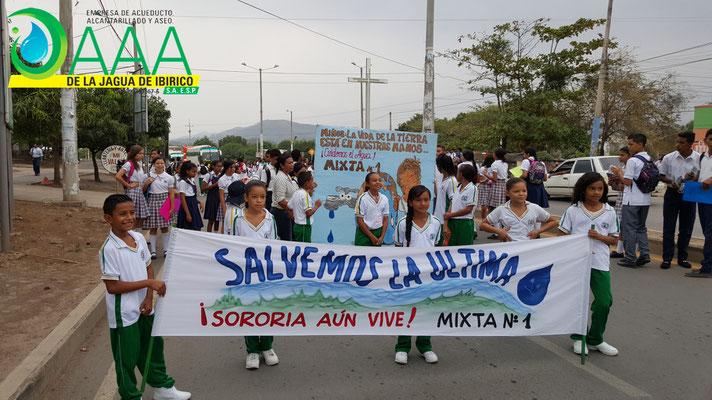 AAA DE LA JAGUA DE IBIRICO S.A. E.S.P. en celebración del día del Agua 2016.
