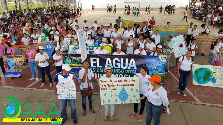AAA DE LA JAGUA DE IBIRICO S.A. E.S.P. en celebración del día del Agua 2016.