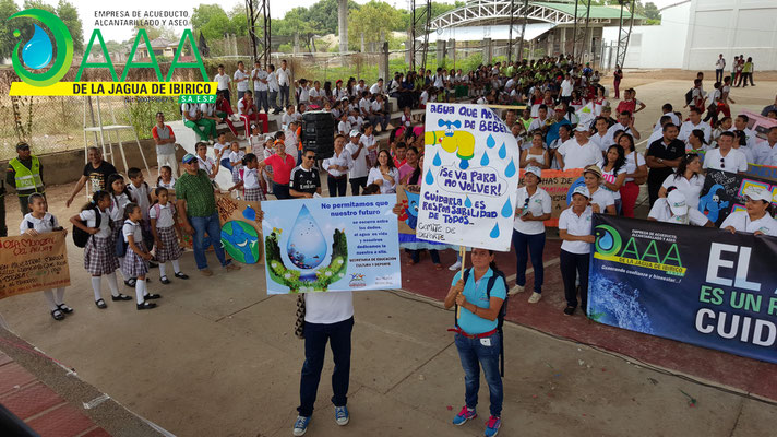 AAA DE LA JAGUA DE IBIRICO S.A. E.S.P. en celebración del día del Agua 2016.