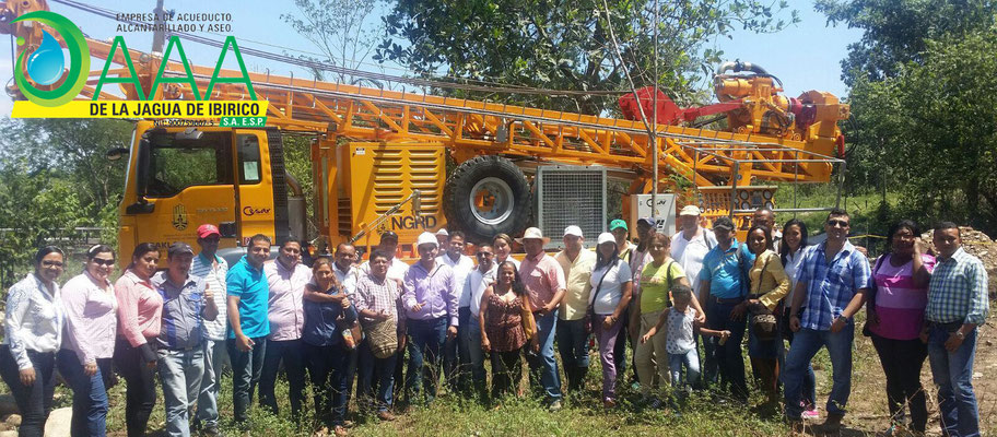 Socializando construcción de pozo profundo Bocatoma del Municipio de La Jagua de Ibirico.