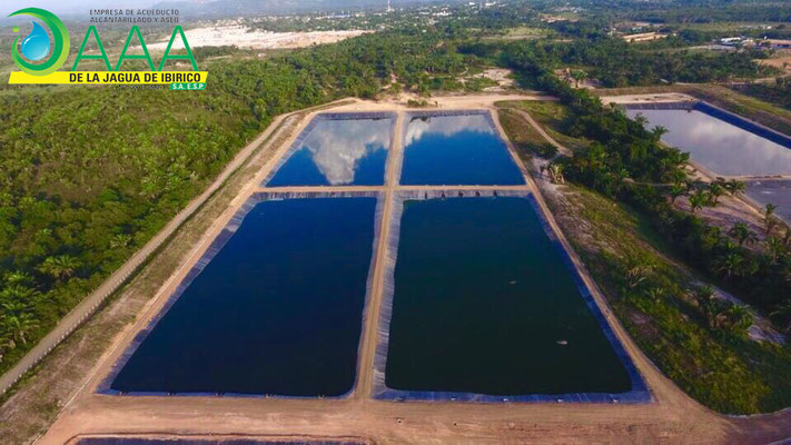 Vista panorámica Laguna de Oxidación del Municipio de La Jagua de Ibirico.