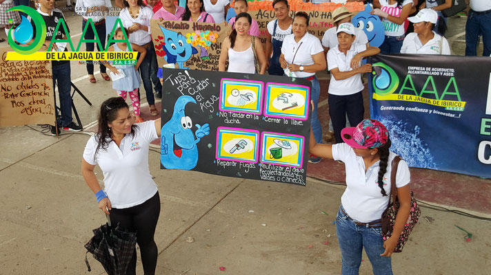 AAA DE LA JAGUA DE IBIRICO S.A. E.S.P. en celebración del día del Agua 2016.