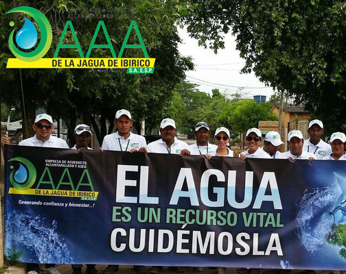 Celebración día del Agua por parte de la Empresa de Acueducto y Alcantarillado AAA DE LA JAGUA DE IBIRICO S.A. E.S.P