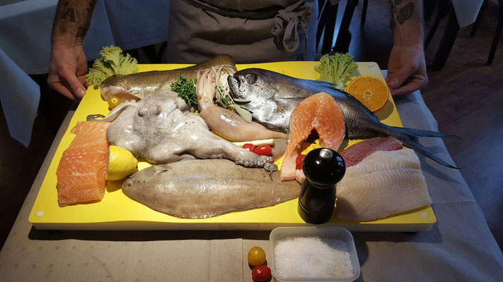 Das Da Capo steht für frischen Fisch, gern auch auf besondere Bestellung.