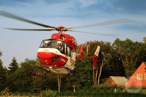 Landung in Niebüll, August 2015