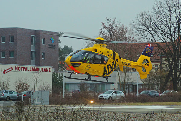 Christoph 33 startet an der Spreewaldklinik in Lübben (Februar 2018)