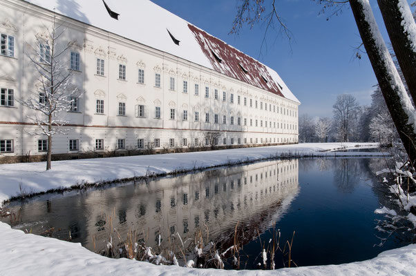 Die Südfront in winterlicher Pracht