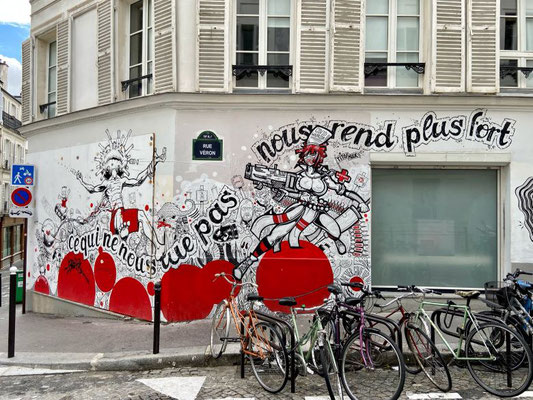 Montmartre Street Art Rue Veron 