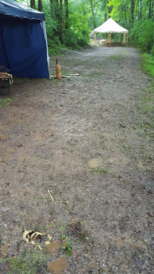 Abbau im Regen  2 