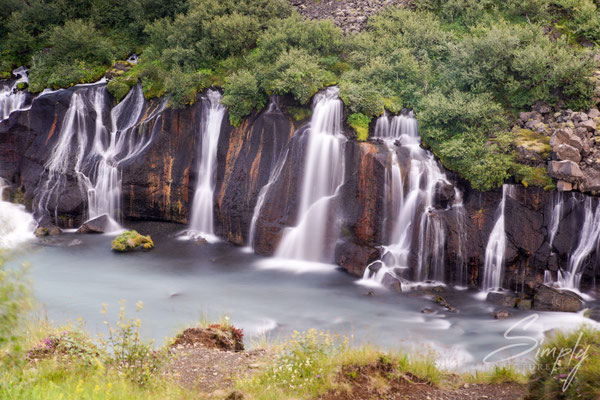 Langarfoss in der Nähe von Borgarnes.