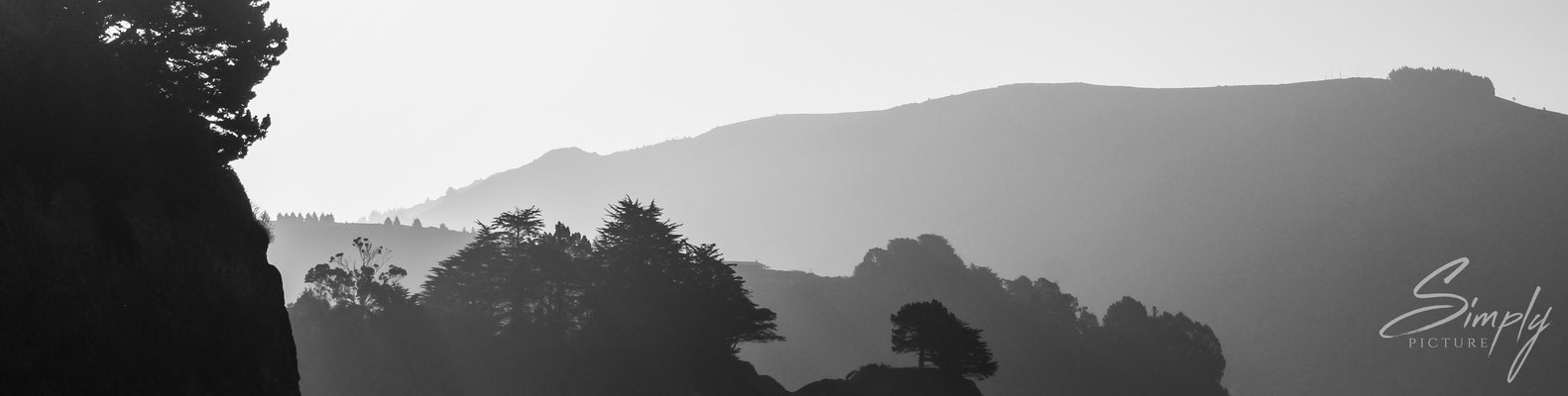 Dunedin, Sonnenuntergangsstimmung in der Gegend der Latham Bay