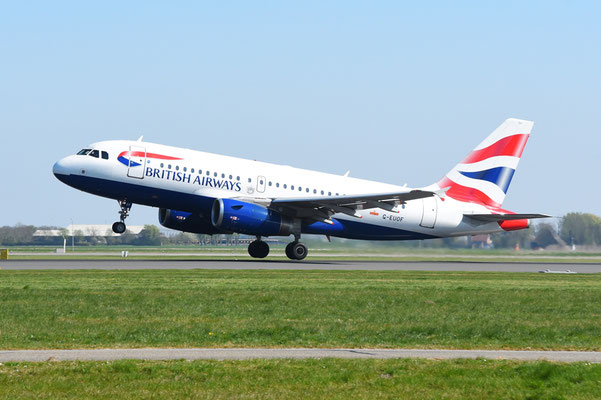 British Airways A319-131 G-EUOF