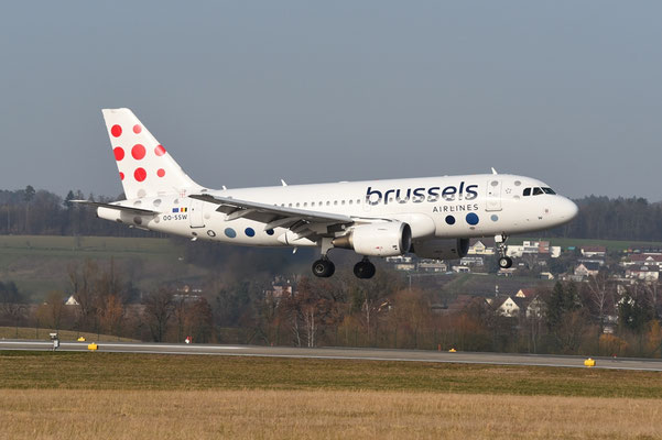 Brussels Airline, Airbus A319-100, OO-SSW