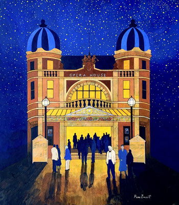Night at the Opera: original acrylic, SOLD