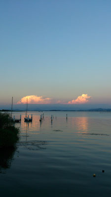 ～  夕涼み  ～  琵琶湖の雲と たわむれる☆...　(2017.7.28) (c) Yukie Arai