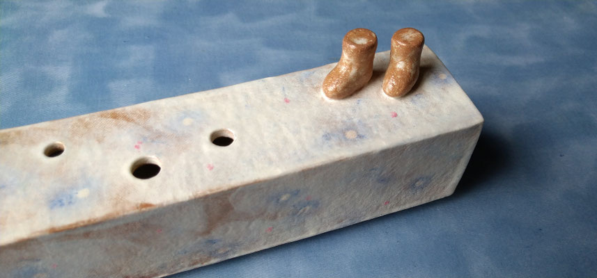 花入れ＆陶プレート 　　(2020.7.26) (c) Yukie Arai