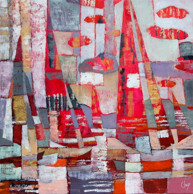 La vie est belle 1 -80 x 80 - vendu