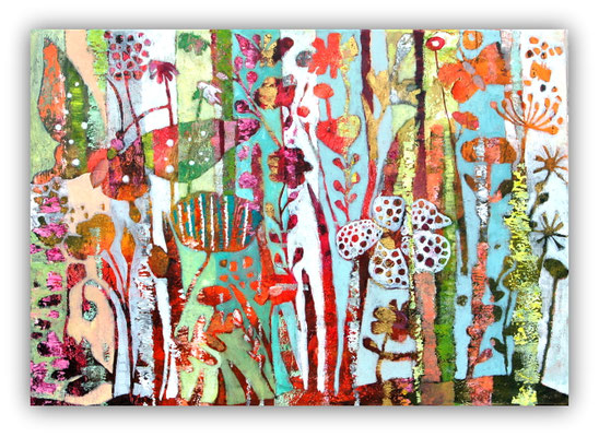 la nature en fête - 92 x 65 vendu