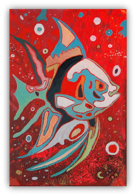 poisson lune 40x60