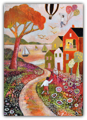 le chemin du lachez prise 50x70