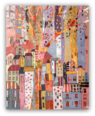l'arbre de vie - 80 x 100- vendu