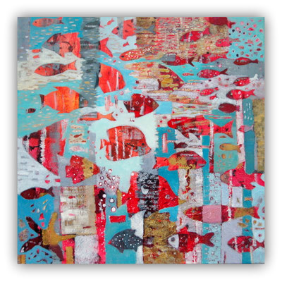 Belle vie - 80x80 vendu 