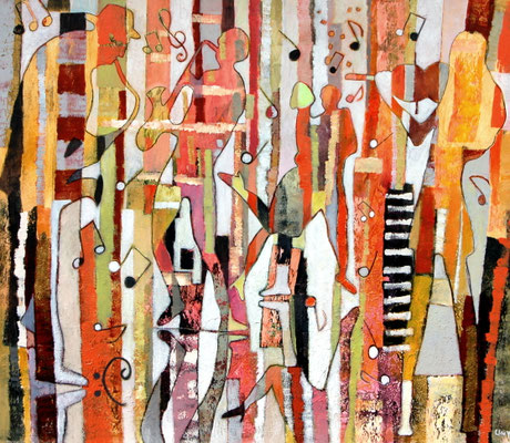 joie de vivre - 110x90 - vendue