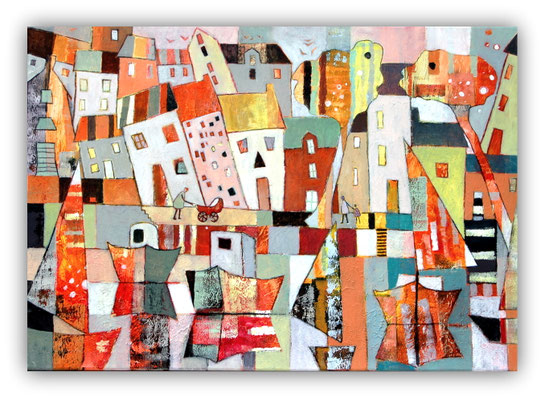 promenade du matin - 70x100 vendu