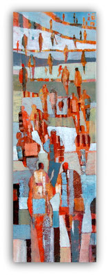 sur la route - 40 x 120- vendu