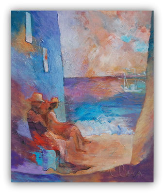 L'attente - 46x55