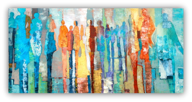 Une lumière sur le chemin - 100 x 50 - vendu