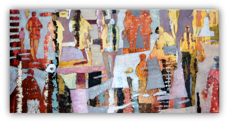 Le chemin de la tendresse - 100 x 50 - 2020 - vendu