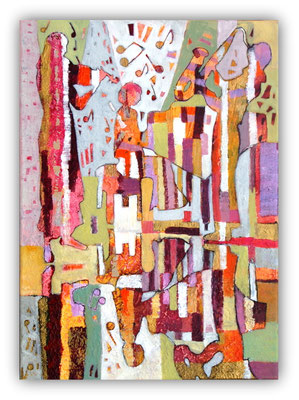 trio musical- 50x70 - vendu