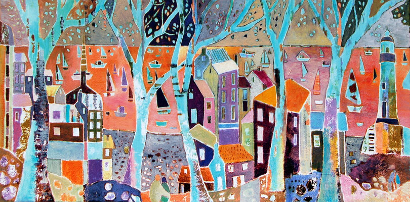 Belle soirée 100x50 vendu
